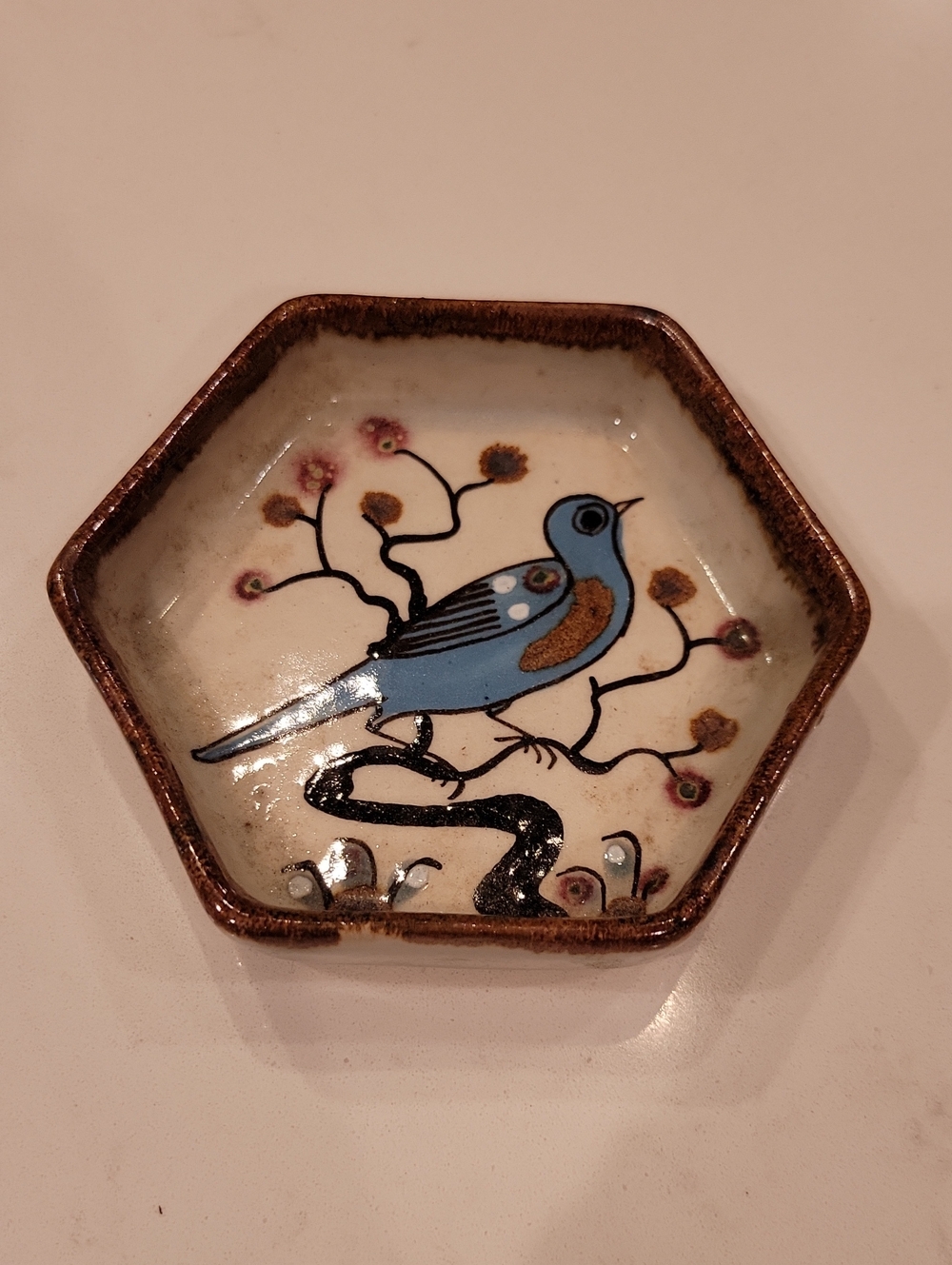 Vintage Bird Dish Coaster